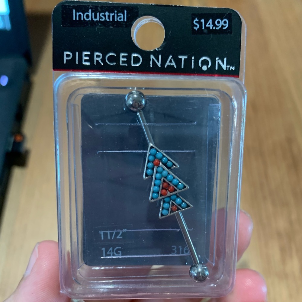 Arrow Industrial Barbell💙❤️